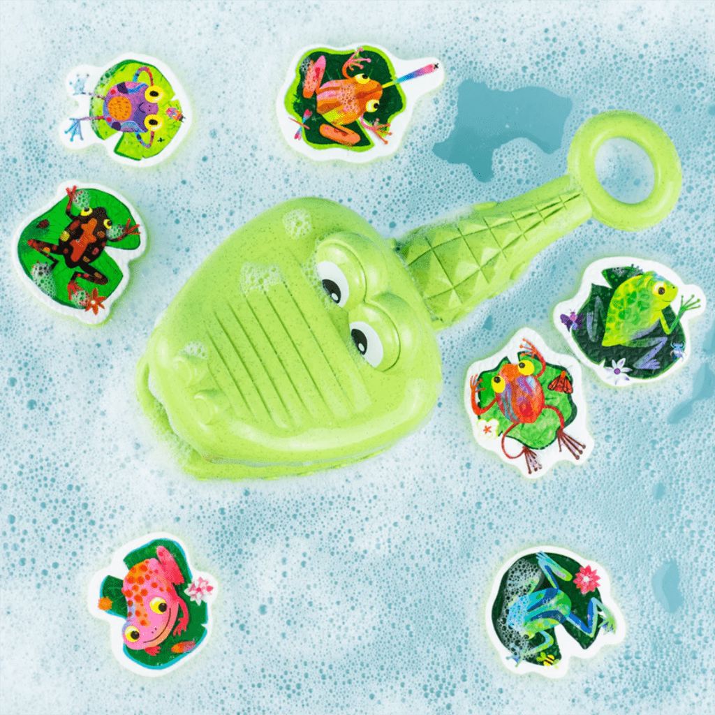 Catch-a-Frog Bath Game ๐๐ธ